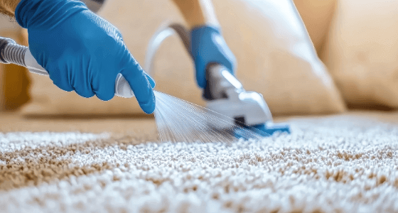 Spot treatment for stubborn carpet stains